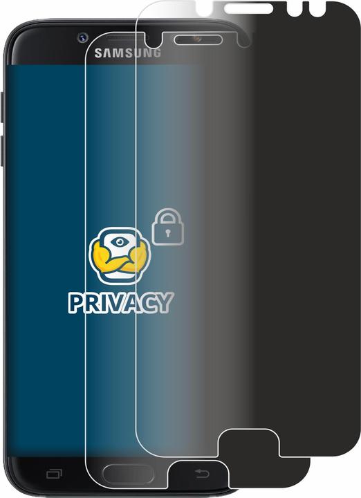 Produktbild BROTECT Sichtschutzfolie Anti-Spy Privacy Folie Blaulicht-Schutz (2 Stück, Samsung Galaxy J7 Pro)