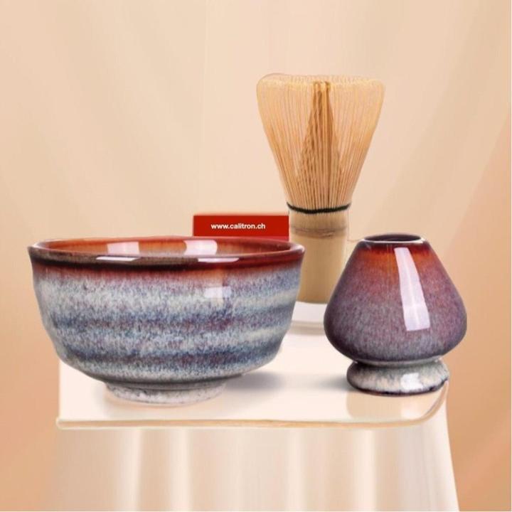 Immagine prodotto Calimatcha Set di tè verde Matcha Nezumi iro incl. frusta Matcha