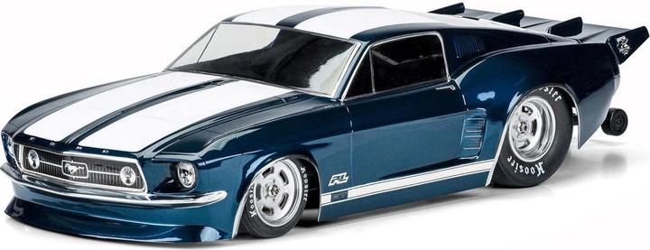 Proline Karosserie Ford Mustang 1967 Drag unlackiert, 1:10