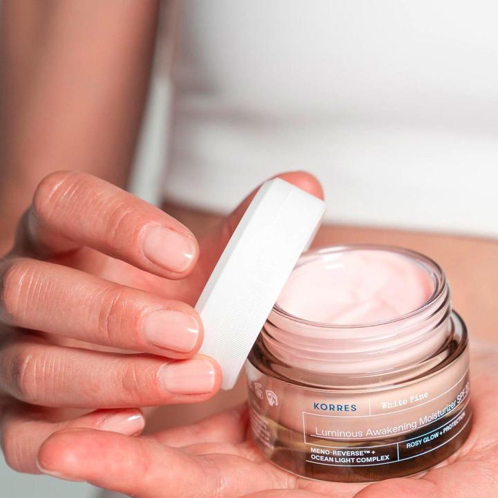 Produktbild Korres White Pine Belebende Feuchtigkeitscreme für strahlende Haut SPF20 (40 ml, Tagescreme, SPF 20)