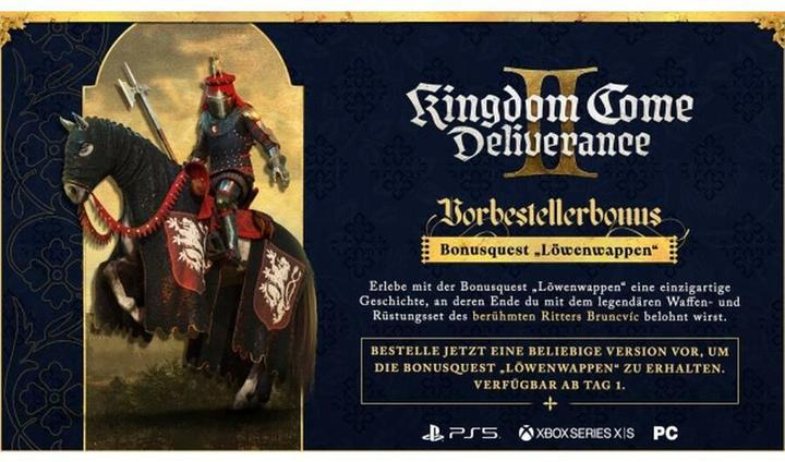 Actual product image Deep Silver Kingdom Come Deliverance II Day One Edition (PC, DE)