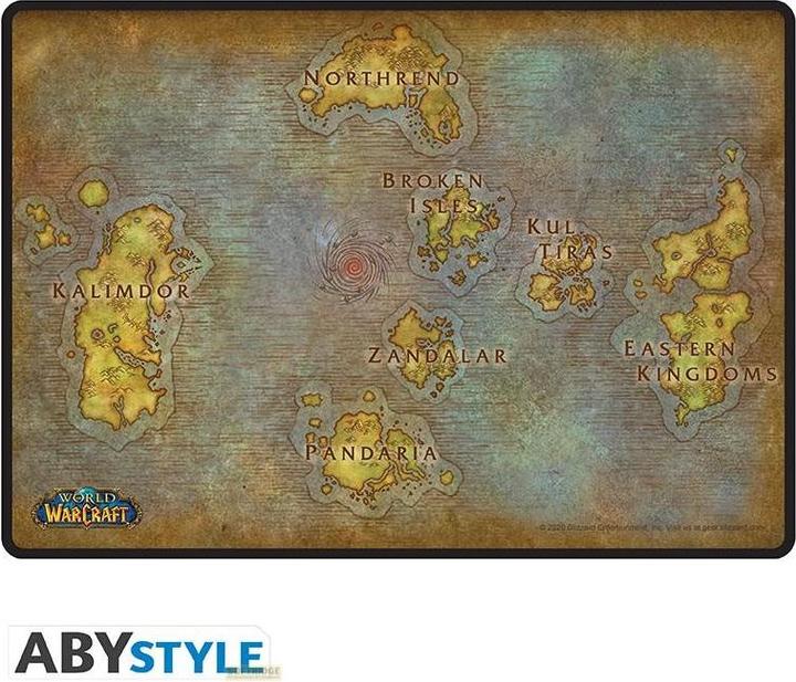 Image du produit ABYstyle Tappetino Mouse Gaming - World of Warcraft : Map