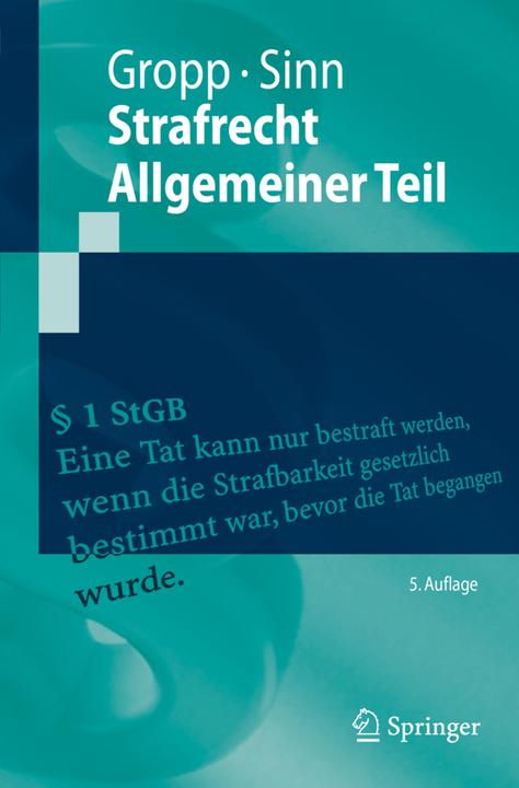 Actual product image Gropp:Strafrecht Allgemeiner Teil (German, Walter Gropp, Arndt, 2021)