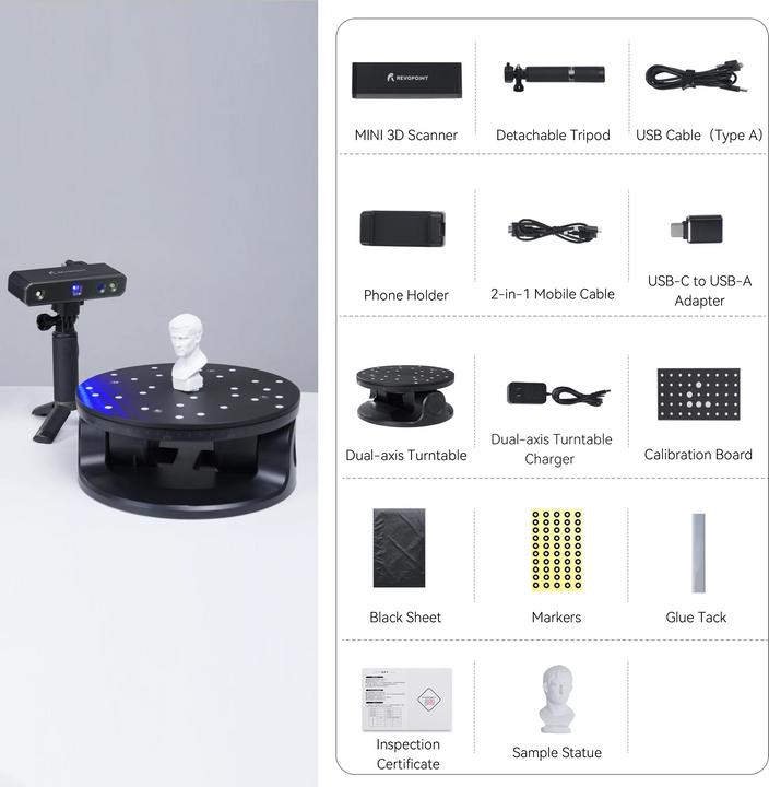 Actual product image Revopoint Mini