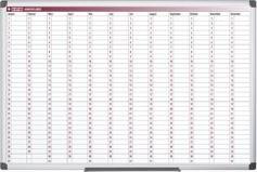 Produktbild Bi-Office Planungstafel "Jahresplaner", 900 x 600 mm (900 x 600 mm)