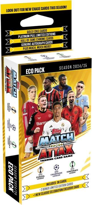 Actual product image Topps Match Attax UEFA CL 24/25 Eco Pack (English, Booster Pack)