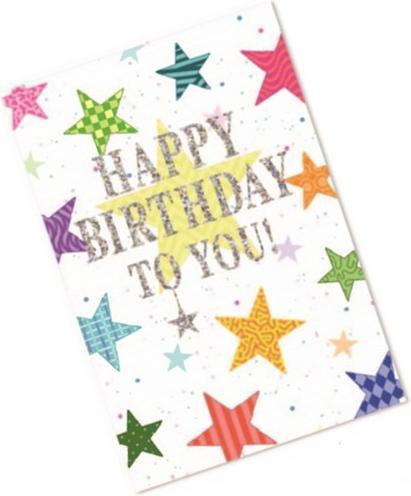 Immagine prodotto Simon Elvin Happy Birthday To You Stella Biglietto d'Auguri Misura Confezione 6 (6 pz.)