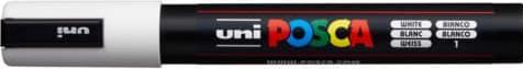 Actual product image Posca Marker PC-5M round tip (White, 2.50 mm, 1 x)