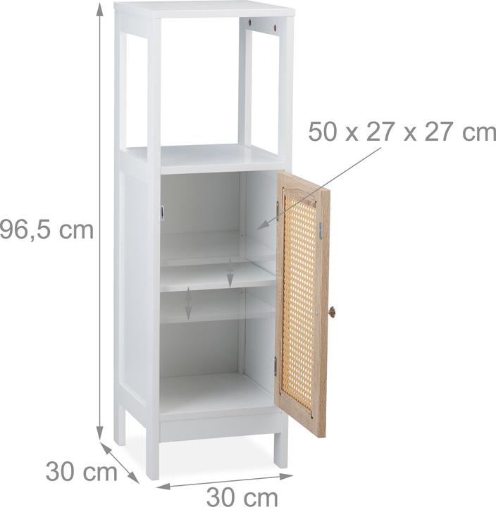 Actual product image Relaxdays Bathroom cabinet (30 x 30 x 96.5 cm)