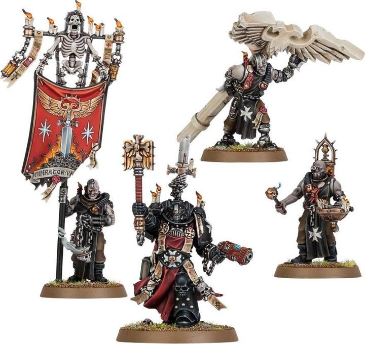 Games Workshop Chaplain Grimaldus & Retinue (Plastic)