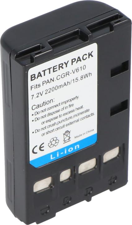 Image du produit AccuCell Batterie Panasonic CGR-V14S Batterie CGR-V610 CGR-V620 (Batterie)
