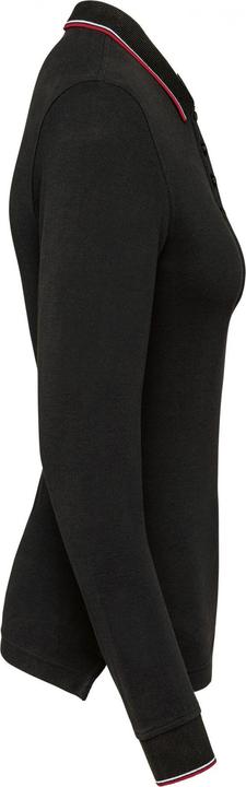 Produktbild Kariban Polo-Shirt aus Piqué-Strick langarm, Damen (XL)