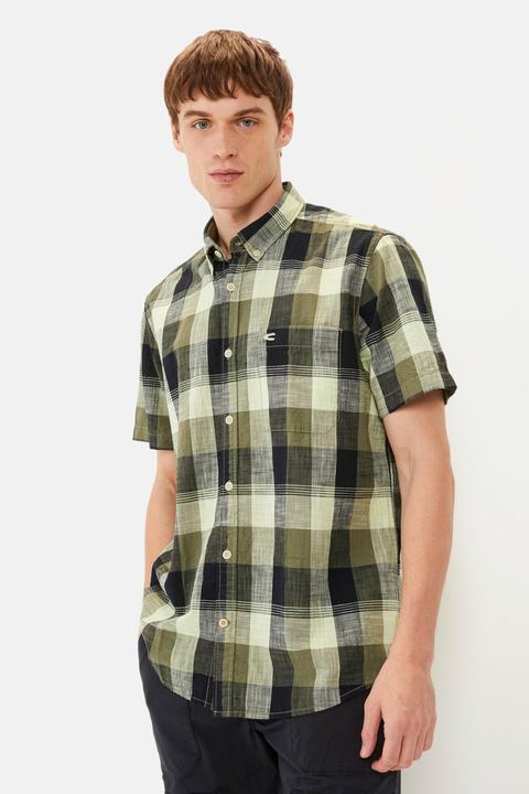 Image du produit Camel Active Kariertes Kurzarmhemd aus reiner Baumwolle (5XL)