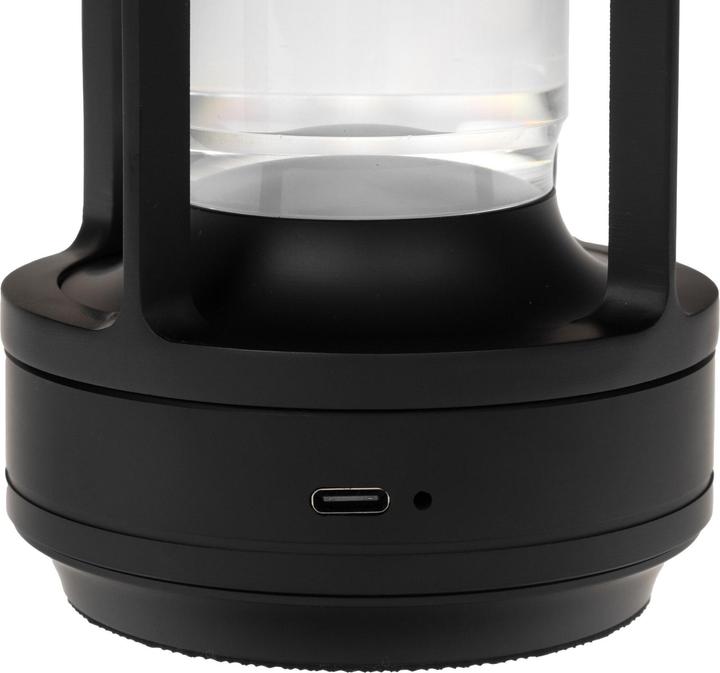 Image du produit Cocon USB-Tischleuchte Laterne, Schwarz, Dimmbar: nicht dimmbar