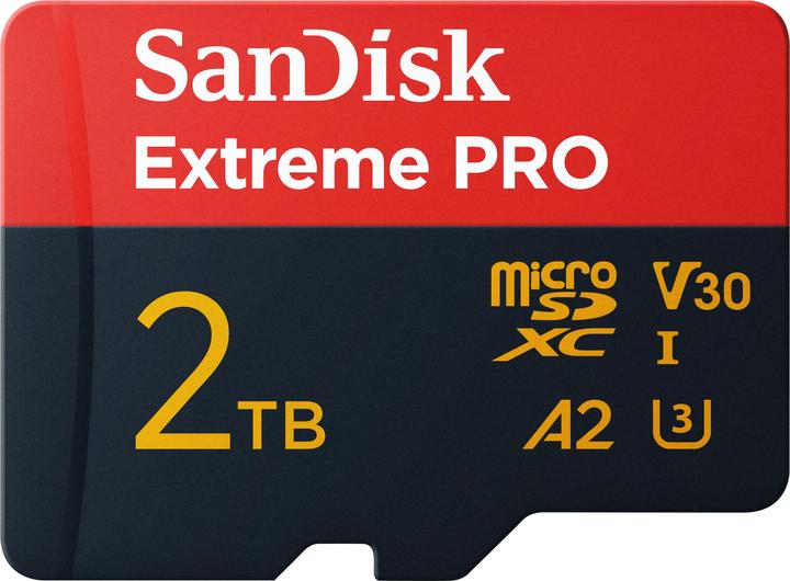 SanDisk Extreme PRO UHS-I V30 (2000 GB, microSDXC, U3, UHS-I)