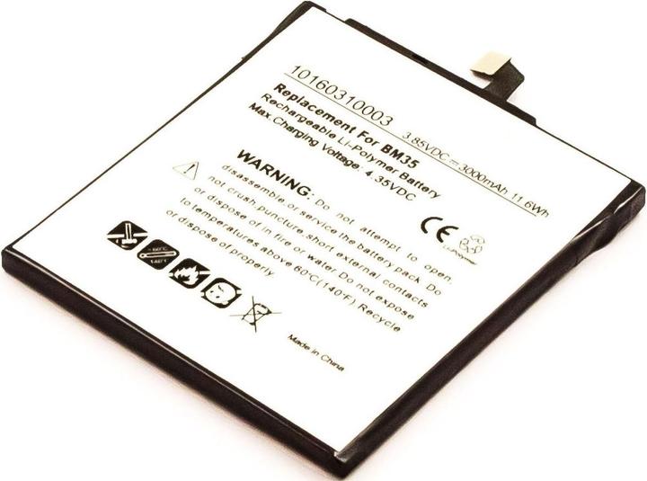 Image du produit AGI 68964 - Batterie - Xiaomi - noir - Lithium polymère (LiPo) - 3000 mAh - 3,9 V