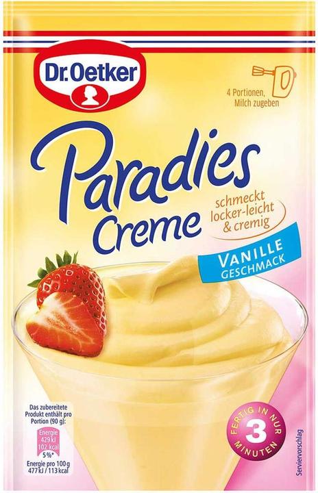 Immagine prodotto Dr. Oetker Crema Paradiso alla Vaniglia (60 g)