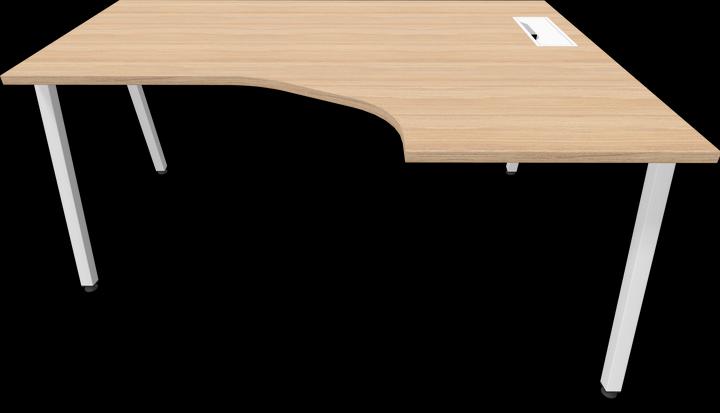Actual product image Narbutas Nova A corner desk right (1600 x 1200 x 740 mm)