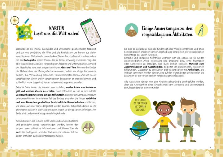Actual product image Alles über Landkarten. Lerne Karten lesen und zeichne die Welt (Verrückt nach Geographie (German, Massimo Miato, Agnese Baruzzi, Paola Misesti, 2024)