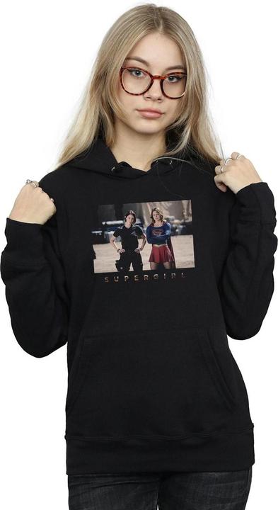 Actual product image Womens/Ladies Supergirl TV Series Sisters Photograph Hoodie (S)
