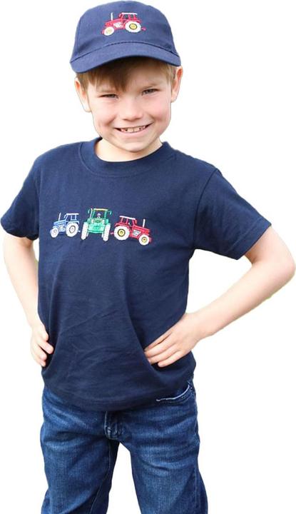 British Country Collection Three Tractors TShirt