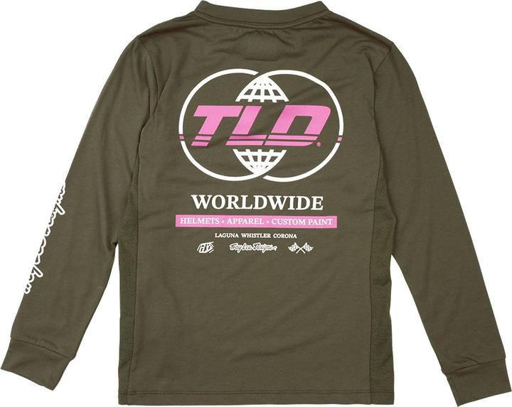 Produktbild Troy Lee Designs Skyline Ride LS Tee, Worldwide, caper, youth M (M)