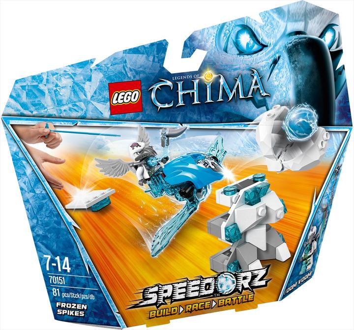 Actual product image LEGO Legends of Chima Frozen Spikes (70151)