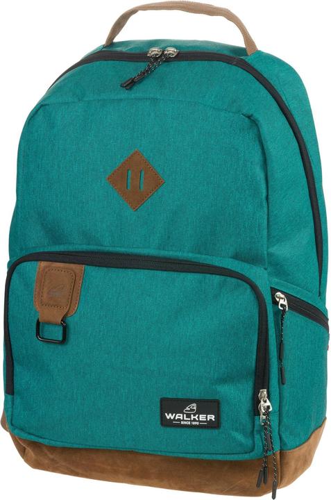 Walker Schulrucksack Pure Eco 29 l, Smaragdgrün (29 l)