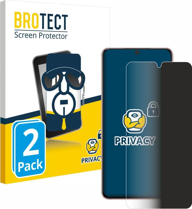 Actual product image BROTECT Anti-spy privacy film Blue light protection film (2 Piece, Samsung Galaxy S21 5G)