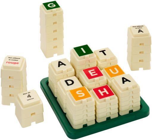 Actual product image Mattel Games Scrabble Towers (French)