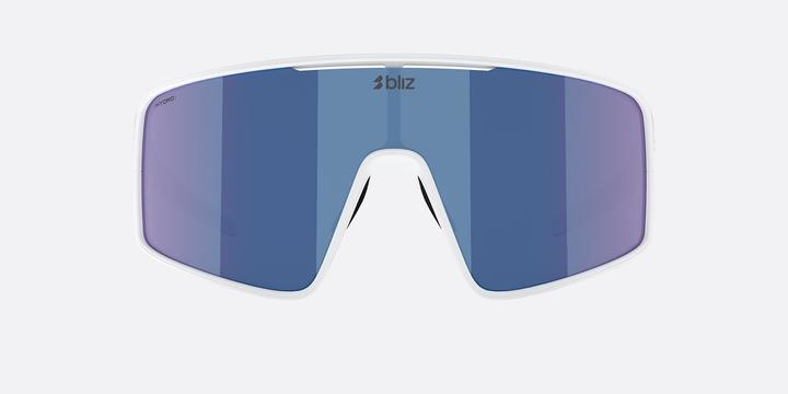 Actual product image Bliz P001S (White, Blue, Anthracite Blue Mirror, White)