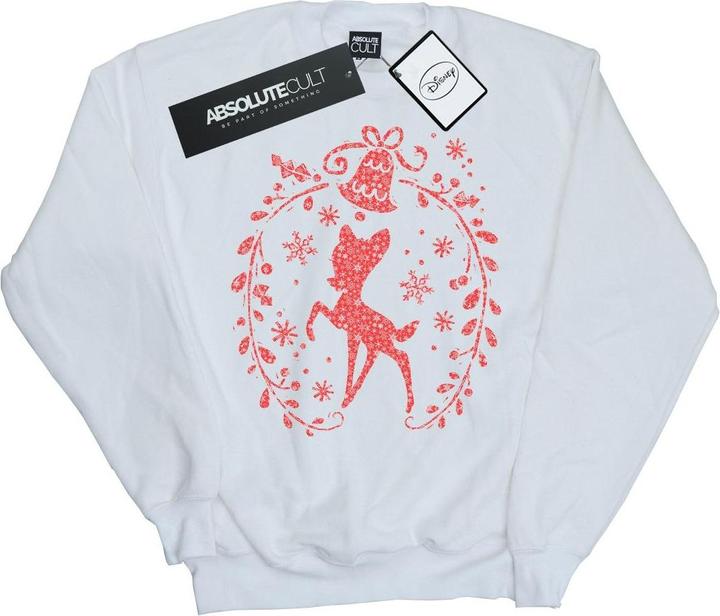 Actual product image Disney Mens Bambi Christmas Wreath Sweatshirt (XL)