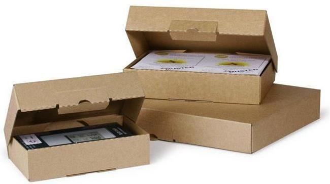 Actual product image Transpak Hinged box 1-wall dimensions 220x155x45mm A5 quality 1.3E brown push-in fastener (220 x 155 x 45 mm, 25 x)