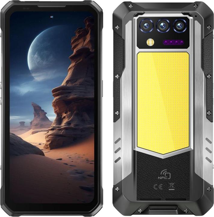 Immagine prodotto Oukitel Smartphone WP100 Titan 5G 6.8 16/512GB DS. 33000mAh Schwarz (512 GB, 6.80", Doppia SIM, 200 Mpx, 4G)