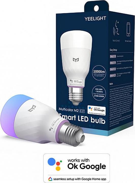 Produktbild Yeelight Smart Lampe (E27, 8 W, 1000 lm, 1 x, E)