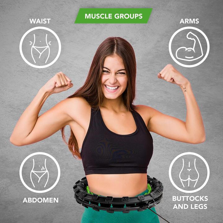 Image du produit Tunturi Hula Hoop Ring mit 0.4 Kg Gewicht (Large) (2000 g)