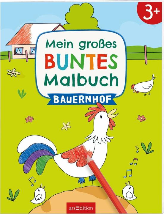 Actual product image My big colourful colouring book - Farm