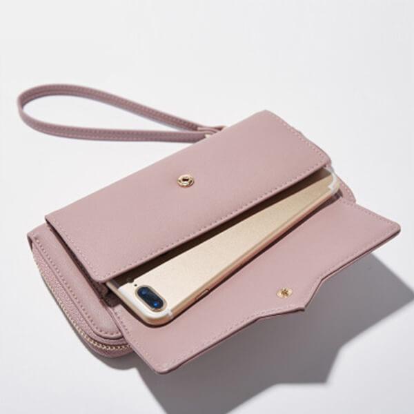 Actual product image Mu Prime Universal cell phone clutch bag