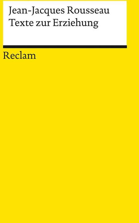 Immagine prodotto Texte zur Erziehung (Tedesco, Tim Zumhof, Jean-Jacques Rousseau, 2022)
