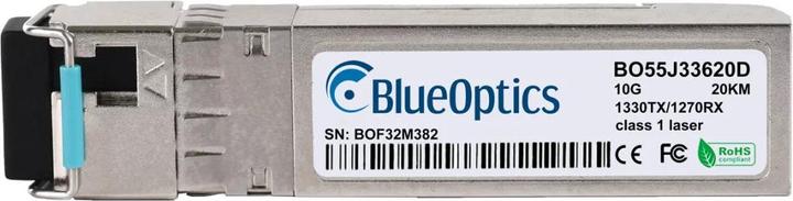 Produktbild BlueOptics Extreme Networks 10GB-BX10-U-20 kompatibler SFP+ BO55J27620D