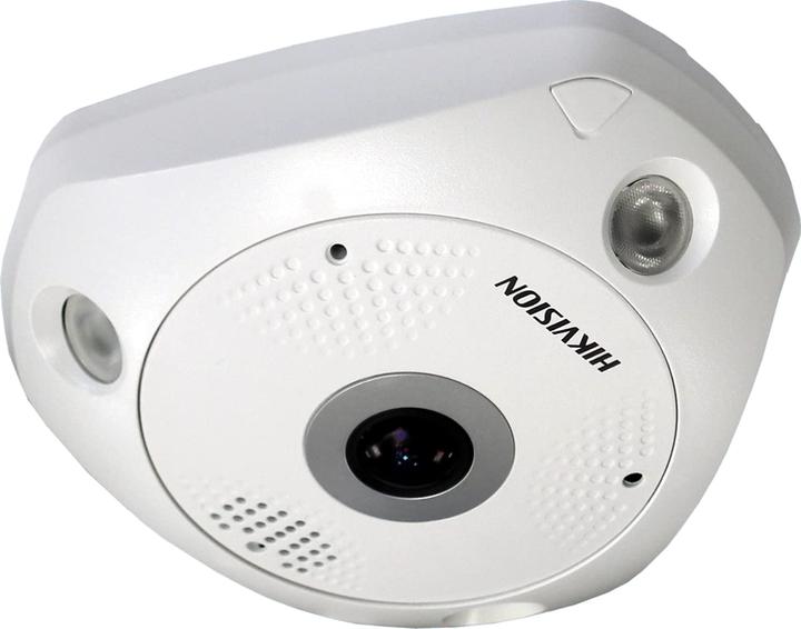 Image du produit Hikvision DS-2CD6365G0-IVS - Caméra de sécurité IP - pour l'extérieur - filaire - plafond/mur - blanc (3072 x 2048 pixels)