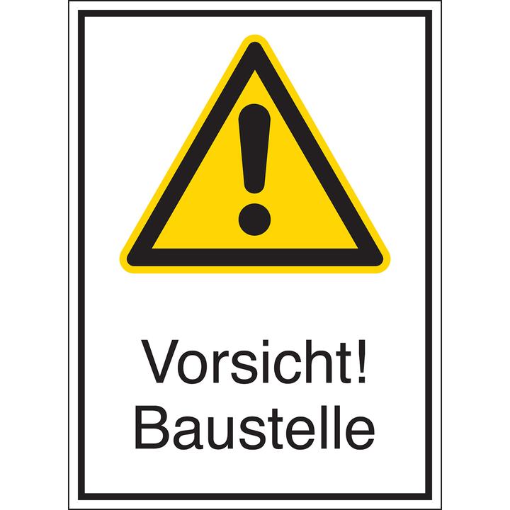 Productafbeelding Brady STD-733-131X185-B7527, Waarschuwingsborden - Let op! Bouwplaats