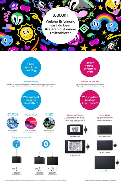 Image du produit Wacom Intuos M BT (10", 2540 lpi)