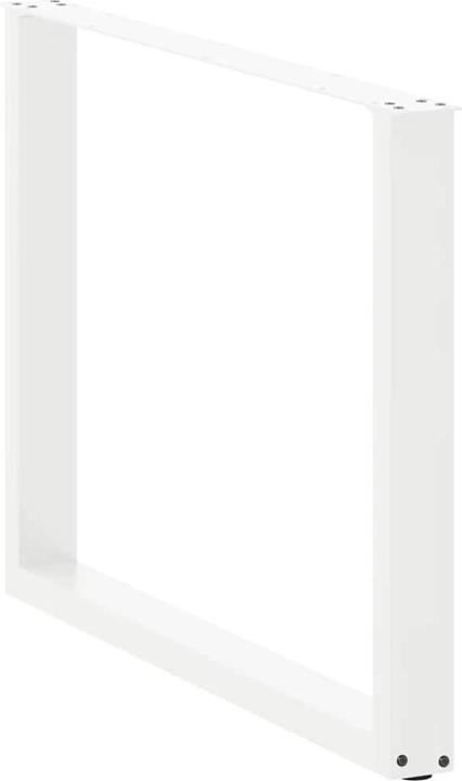 Image du produit VidaXL Pieds de table basse en U 2 pcs. Blanc 100x(72-73) cm Pied de table en acier