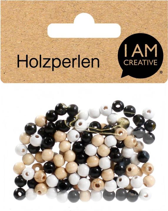Produktbild I Am Creative Holzperlen Mischung