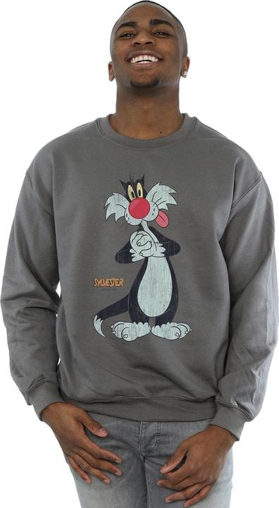 Immagine prodotto Looney Tunes Sylvester Distressed Felpa Uomo (M)