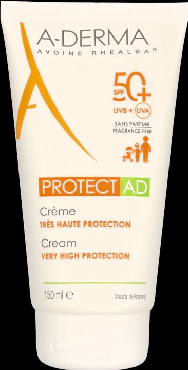 Actual product image A-Derma PROTECT-AD Cream SPF50+ Cream (Suntan cream, SPF 50+, 150 ml, 190 g)