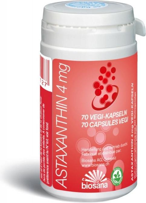 Actual product image Biosana astaxanthin (70 Piece, Capsules, 0.00 g)