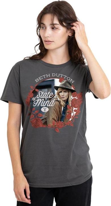 Actual product image Yellowstone Unisex Adult State Beth Dutton T-Shirt (XXL)