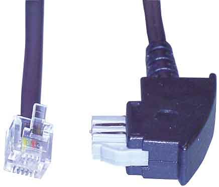 Produktbild E+P T 78/15 15m Schwarz Telefonkabel